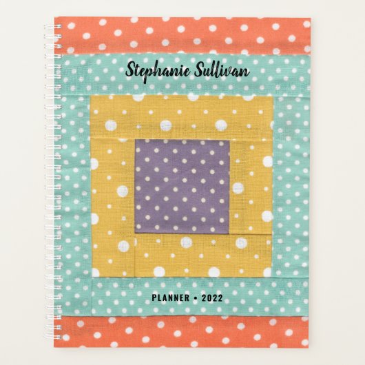 Personalisiertes Quilting-Patchwork Planer (Vorderseite)