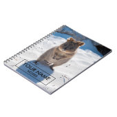 Personalisiertes Quokka am Strand Notizblock (Linke Seite)