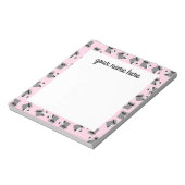 Personalisiertes Raccoon Notepad Notizblock (Rotiert)