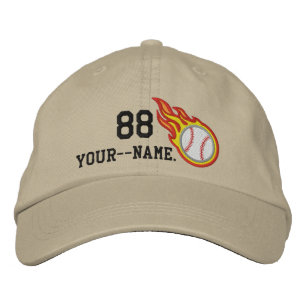Personalisiertes Racing Flames Baseball Bullet Abz Bestickte Baseballkappe
