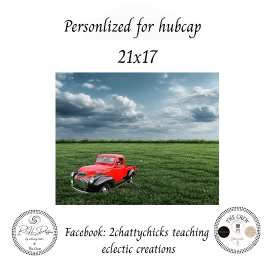 Personalisiertes Radkappen-Design  Seidenpapier
