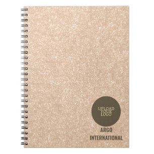 Personalisiertes, raffiniertes Beige Business Notizblock