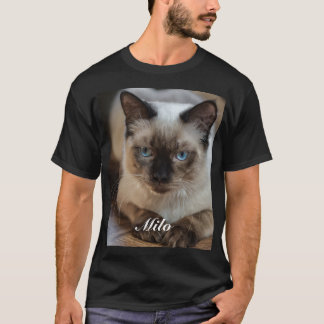 Personalisiertes Ragdoll-Katzenfoto und -Name T-Shirt