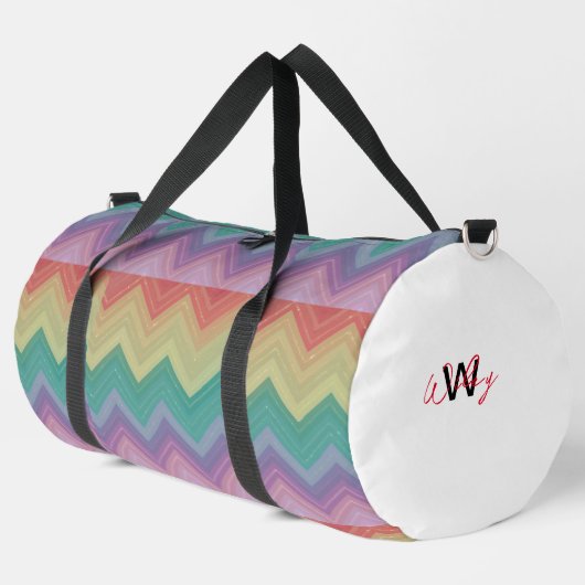 Personalisiertes Rainbow-Bag Duffle Bag (Linke Ecke)