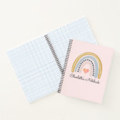 Personalisiertes Rainbow-Notebook für Kinder Notizblock (Innenseite)