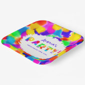 Personalisiertes Rainbow-Party Pappteller (Gewinkelt)