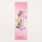 Personalisiertes Rainbow Unicorn Yogamatte (Vorderseite)