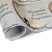 Personalisiertes Ramadan Kareem-Geschenkpapier Geschenkpapier (Rolleneckpunkt)