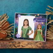 Personalisiertes Rapunzel-Tischfoto Fotoplatte (Seite)
