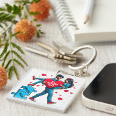 Personalisiertes Rätsel der Liebe - Mein Vermisste Schlüsselanhänger (Vorderseite rechts)