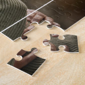 Personalisiertes Rätsel mit Ihren Text- und Akzent Puzzle (Seite)