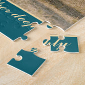 Personalisiertes Rätsel (Name, Foto + Bibelverse) Puzzle (Seite)