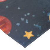 Personalisiertes Raumfahrtschiff Tischdecke (Schrägansicht)