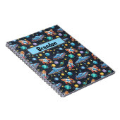 Personalisiertes Raummuster Notizblock (Rechte Seite)