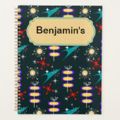 Personalisiertes Raumzeitalter Planer (Vorderseite)