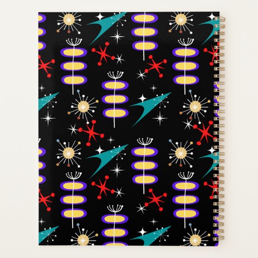 Personalisiertes Raumzeitalter Planer (Rückseite)