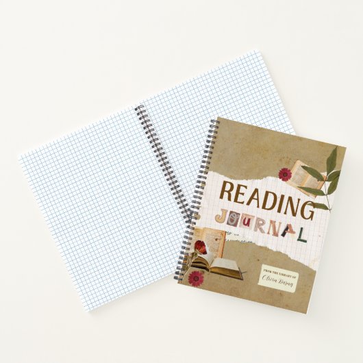 Personalisiertes Reading Journal Notizblock (Innenseite)