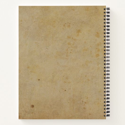 Personalisiertes Reading Journal Notizblock (Rückseite)