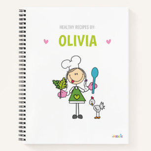 Personalisiertes RECIPE-Notebook  Notizblock