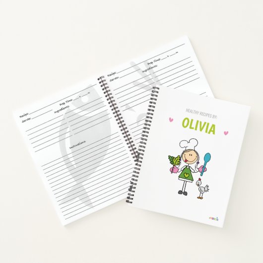 Personalisiertes RECIPE-Notebook Notizblock (Innenseite)