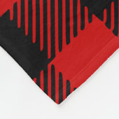 Personalisiertes Red Buffalo Kariert Blanko Fleecedecke (Ecke)