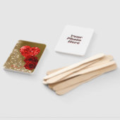 Personalisiertes Red Diamond Rose Set der Fans Fächer (Non-assembled)