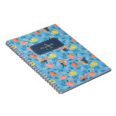 Personalisiertes "Red Panda" Blue Apple Notebook Notizblock (Rechte Seite)