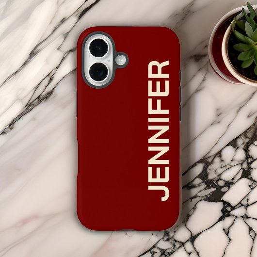 Personalisiertes Red Phone Case, Geschenk für sie  Case-Mate iPhone Hülle
