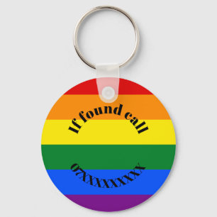 Personalisiertes Regenbogen-Schlüsselanhänger - De Schlüsselanhänger