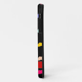 Personalisiertes Regenbogen-Schnurrbartmuster auf Case-Mate iPhone Hülle (Hinten/Links)