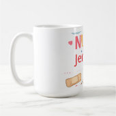 Personalisiertes Regenbogen-Schulkrankenschwester- Kaffeetasse (Links)