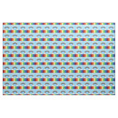 Personalisiertes Regenbogen- und Wolkenmuster Stoff (Yard (91,4 cm))
