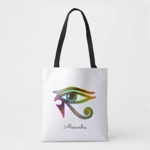 Personalisiertes Regenbogenauge Horusgeschenk Tasche