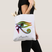 Personalisiertes Regenbogenauge Horusgeschenk Tasche (Von Nahem)