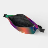 Personalisiertes Regenbogenblossom Bauchtasche (Offen)