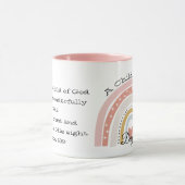 Personalisiertes Regenbogenkind der Bibel Tasse (Zentrum)