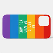 Personalisiertes Regenbogenmuster Case-Mate iPhone Hülle (Rückseite (Horizontal))