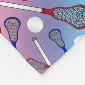 Personalisiertes Regenbogenmuster Fleecedecke (Ecke)