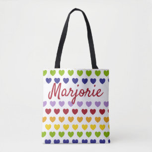Personalisiertes Regenbogenprofil Tasche