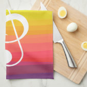 Personalisiertes Regenbogenwasser Küchentuch (Viertel Falte)