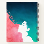 Personalisiertes Regressionsblatt Notizblock (Rückseite)