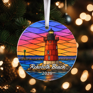 Personalisiertes Rehoboth Beach Acryl-Ornament, Ku Ornament