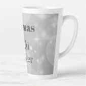 Personalisiertes Reiki Master-Funkeldesign Milchtasse (Rechts)