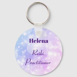 Personalisiertes Reiki Practitioner-Design Schlüsselanhänger