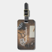 Personalisiertes Reiseangebot | Gepäckmarke Gepäckanhänger (Vorderseite vertikal)