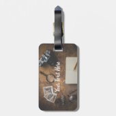 Personalisiertes Reiseangebot | Gepäckmarke Gepäckanhänger (Rückseite vertikal)