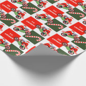 Personalisiertes Reisebüro Geschenkpapier (Ecke)