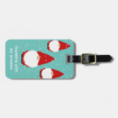 Personalisiertes Reisegepäck mit lustigen Zwergen Gepäckanhänger (Vorderseite horizontal)