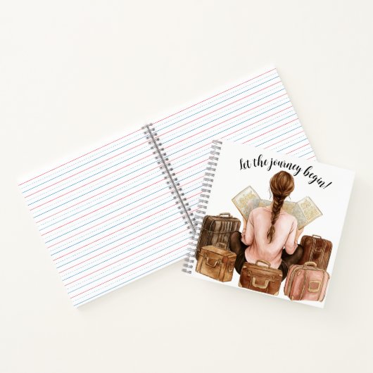 Personalisiertes Reisejournal | Custom Adventure B Notizblock (Innenseite)