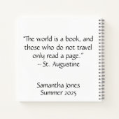 Personalisiertes Reisejournal | Custom Adventure B Notizblock (Rückseite)